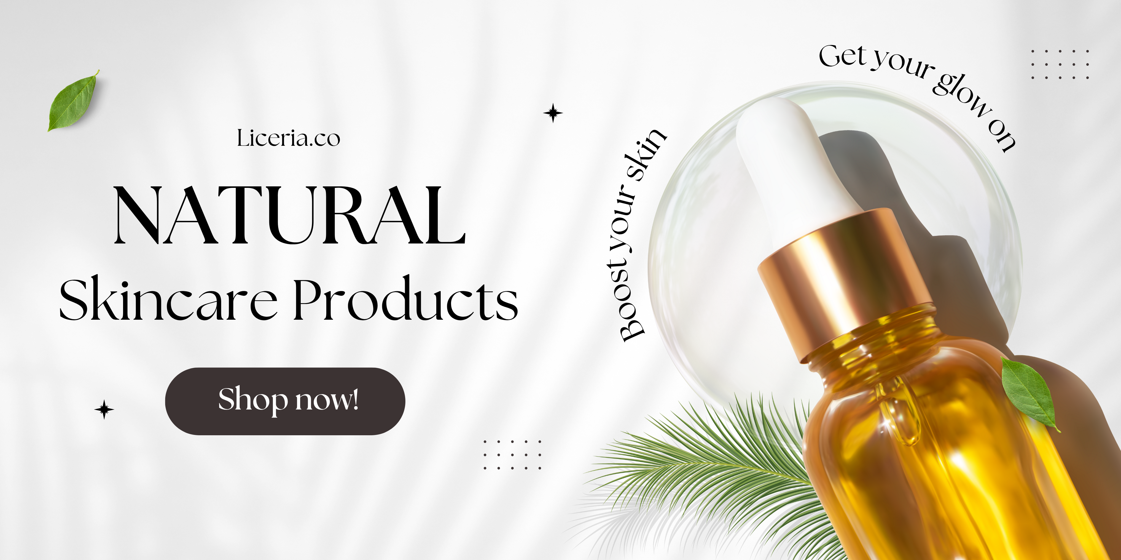 Green White Modern Beauty Products Seasonal Sale Banner (1)